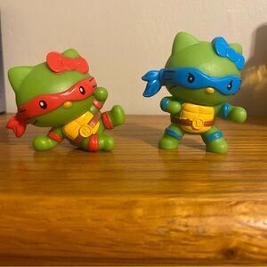 2025 McDonald’s Hello Kitty Teenage Mutant Ninja Turtles  Leonardo And Raphael